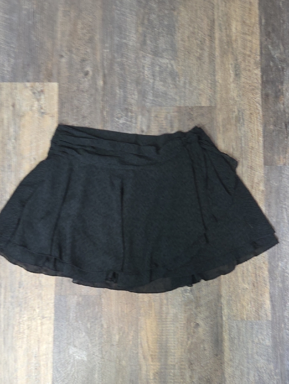 aerie Black Circle Skirt with Soft Flare